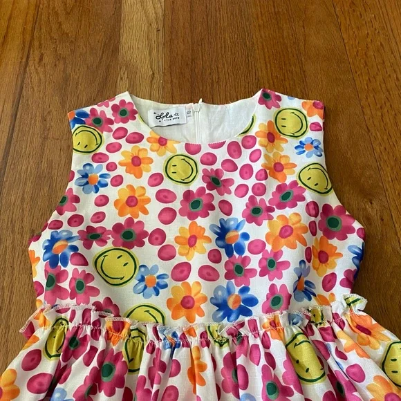 Lola + The Boys Multi Color Daisy Sleeveless Sundress - Picture 2 of 8